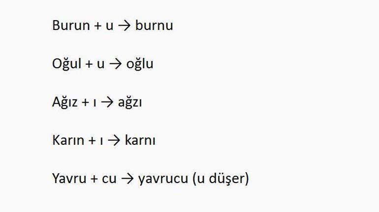 Ses Olayları Nelerdir Türkçe Ses Bilgisi Ünsüz Benzeşmesi, Ünsüz Değişimi, Ünlü Düşmesi, Ünlü Değişimi, Ünsüz Türemesi ve Ünlü Türemesi ile İlgili Örnekler